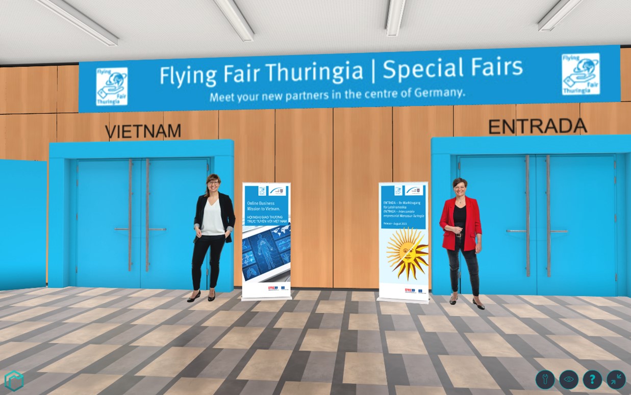 Make international contacts at the virtual fair Flying Fair Thuringia